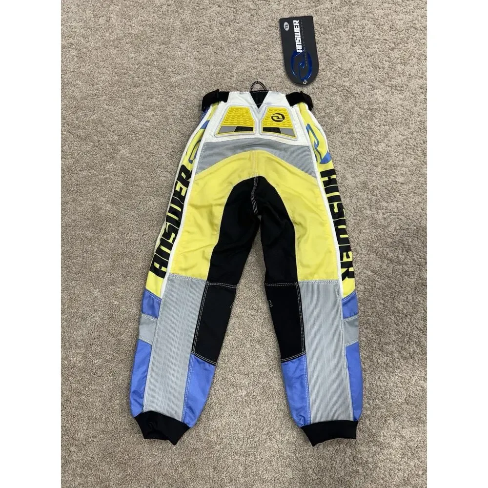 New Answer Racing Ion‎ Motocross VMX Pants Girls Size 18 Girls Pants